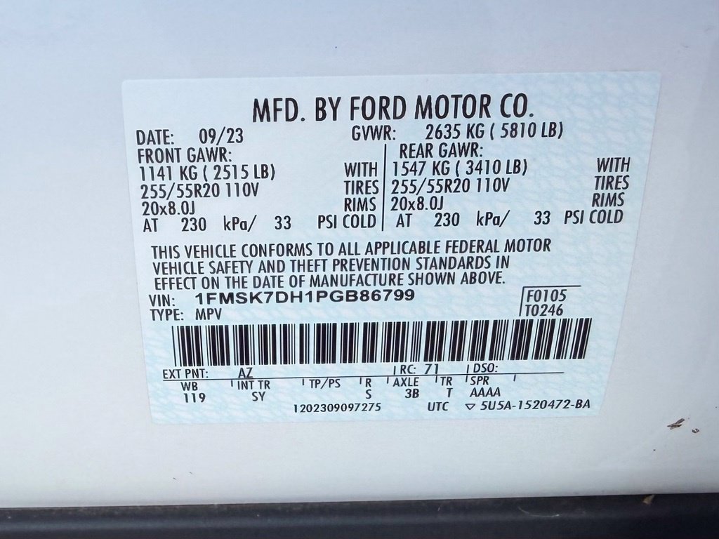 Certified 2023 Ford Explorer XLT w/ Equipment Group 202A RWD image 34