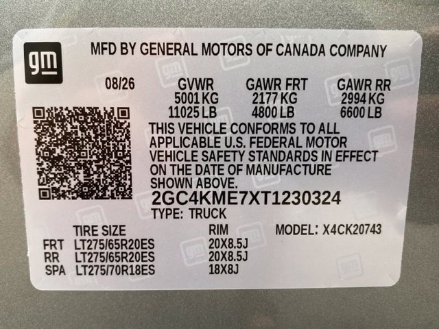 New 2026 Chevrolet Silverado 2500 Custom w/ Custom Value Package AWD/4WD image 51