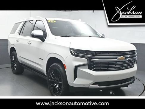 Used 2023 Chevrolet Tahoe Premier w/ Premium Package AWD/4WD image 1