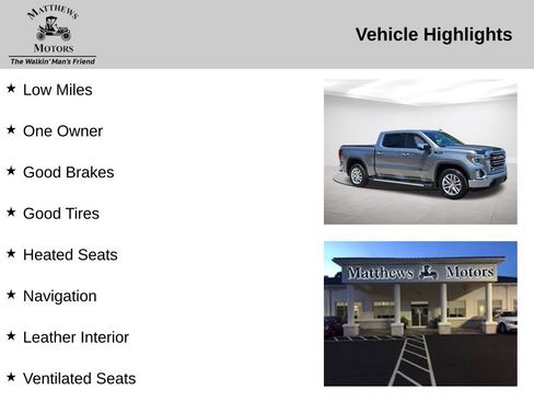 Used 2019 GMC Sierra 1500 SLT w/ SLT Premium Plus Package AWD/4WD image 14
