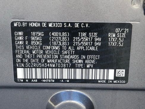 Used 2022 Honda HR-V LX image 33