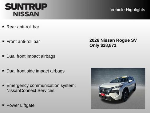 Used 2026 Nissan Rogue SV AWD/4WD image 30
