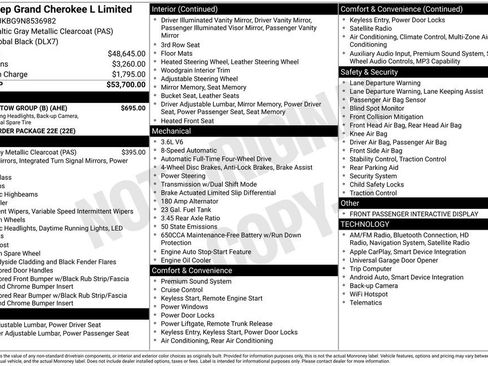 Used 2022 Jeep Grand Cherokee L Limited w/ Trailer Tow Group (B) image 30