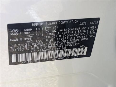 New 2026 Subaru Ascent Limited image 20