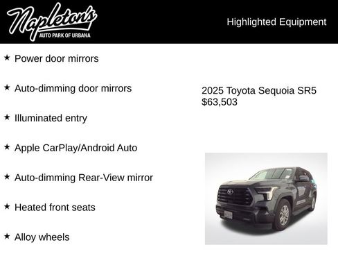 Used 2025 Toyota Sequoia SR5 image 9