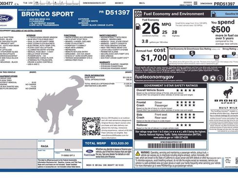 Used 2023 Ford Bronco Sport Big Bend AWD/4WD image 9