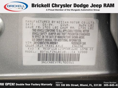 Used 2024 Nissan Versa SV FWD image 36
