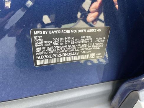 Used 2022 BMW X3 xDrive30i w/ Convenience Package image 10