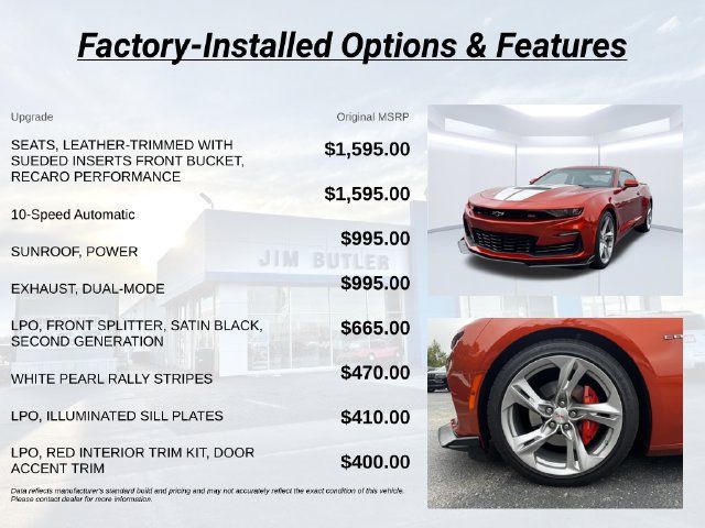 Used 2022 Chevrolet Camaro SS RWD image 3