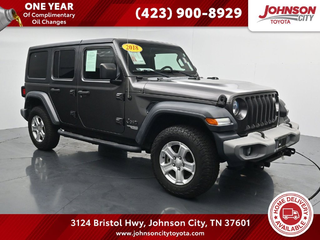 Used 2018 Jeep Wrangler Unlimited Sport S AWD/4WD image 1