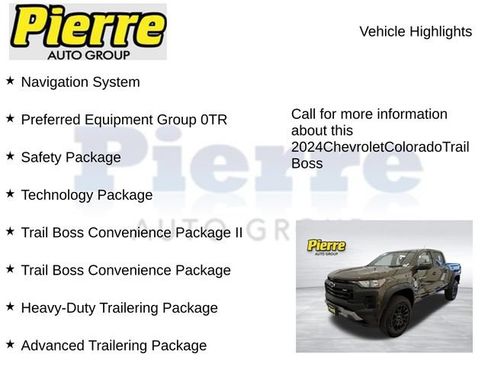 Used 2024 Chevrolet Colorado Trail Boss w/ Technology Package AWD/4WD image 7