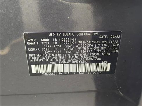 Used 2022 Subaru Ascent Limited w/ Technology Package image 30