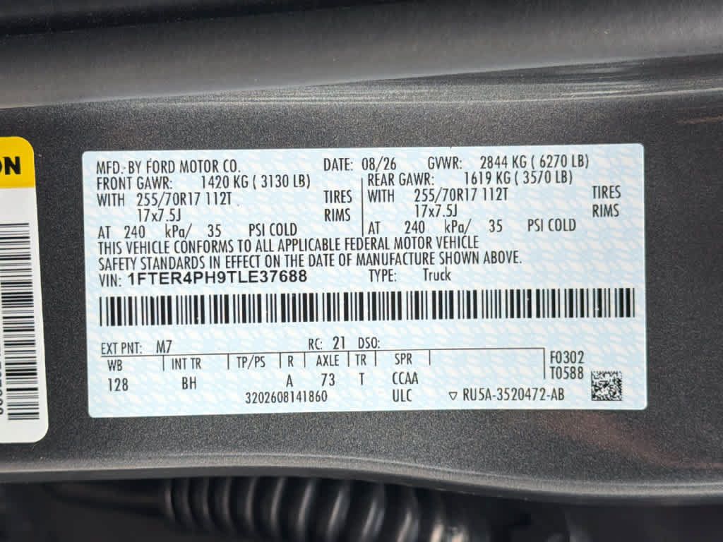 New 2026 Ford Ranger XL w/ Trailer Tow Package AWD/4WD image 33