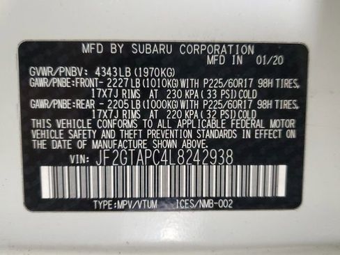 Used 2020 Subaru Crosstrek 2.0i Premium image 31