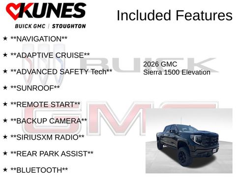 New 2026 GMC Sierra 1500 Elevation w/ Elevation Premium Package AWD/4WD image 2