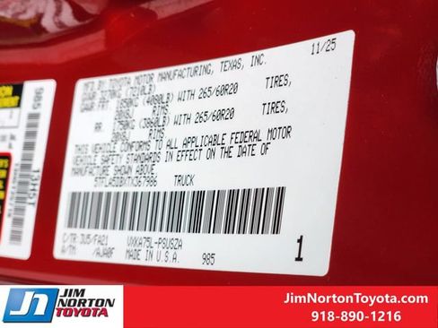 Used 2026 Toyota Tundra SR5 w/ SX Package AWD/4WD image 32