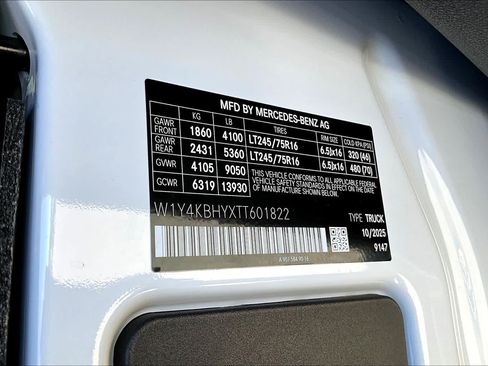 New 2026 Mercedes-Benz Sprinter 2500 image 12