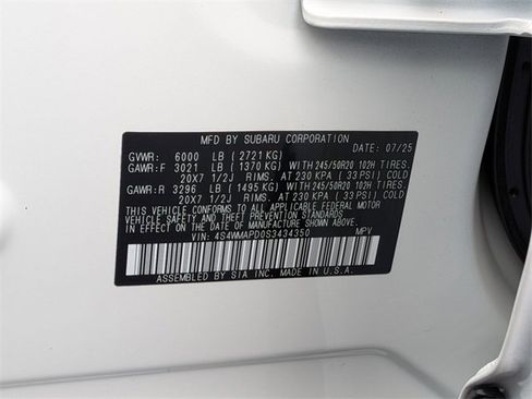 Certified 2025 Subaru Ascent Limited image 35