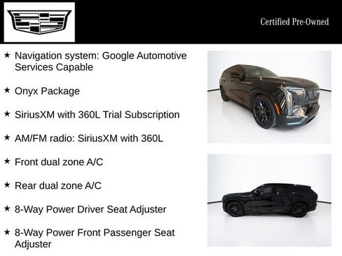 Certified 2025 Cadillac Escalade IQ Sport 1 w/ LPO, ONYX Package AWD/4WD image 4