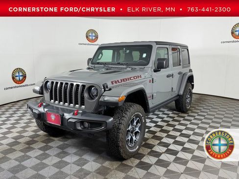 Used 2023 Jeep Wrangler Unlimited Rubicon w/ LED Lighting Group AWD/4WD image 1