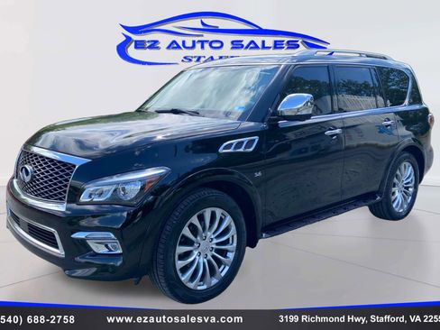 Used 2016 INFINITI QX80 4WD w/ Deluxe Technology Package image 1