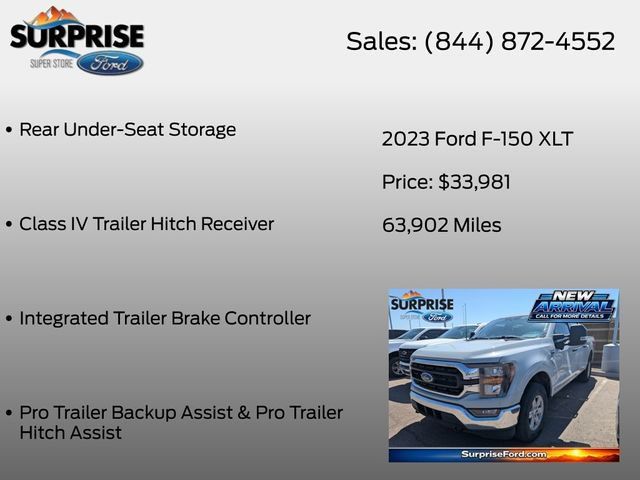 Certified 2023 Ford F150 XLT w/ Equipment Group 301A Mid AWD/4WD image 17