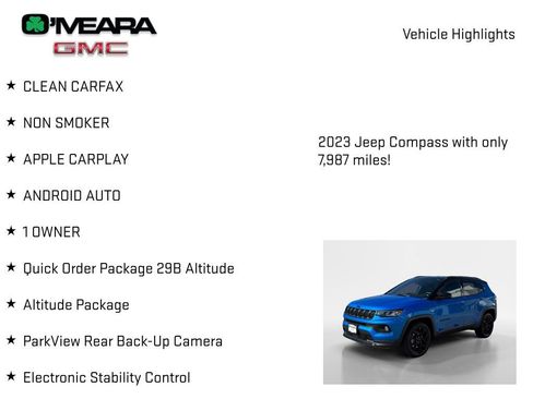 Used 2023 Jeep Compass Altitude image 8