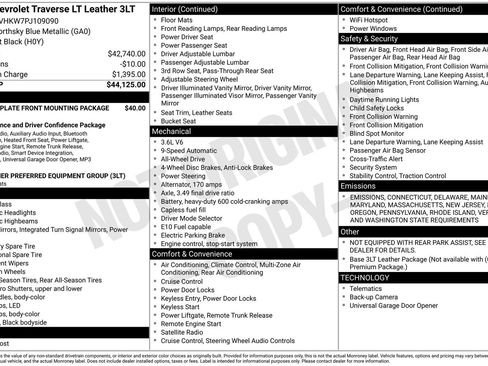 Used 2023 Chevrolet Traverse LT image 45