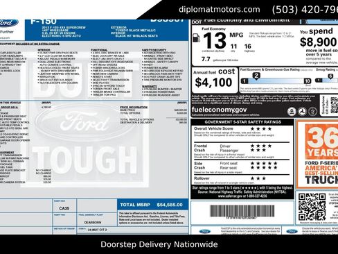 Used 2013 Ford F150 Raptor w/ Luxury Equipment Group AWD/4WD image 2