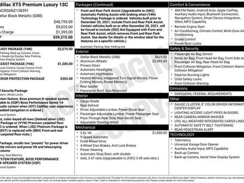 Used 2022 Cadillac XT5 Premium Luxury w/ Technology Package image 15