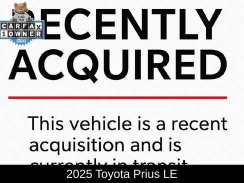Used 2025 Toyota Prius LE FWD image 1