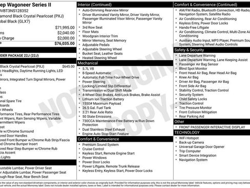 Used 2022 Jeep Wagoneer Series II image 17