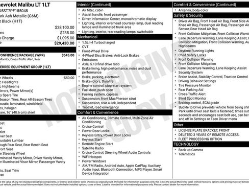 Used 2023 Chevrolet Malibu LT w/ Driver Confidence Package image 34