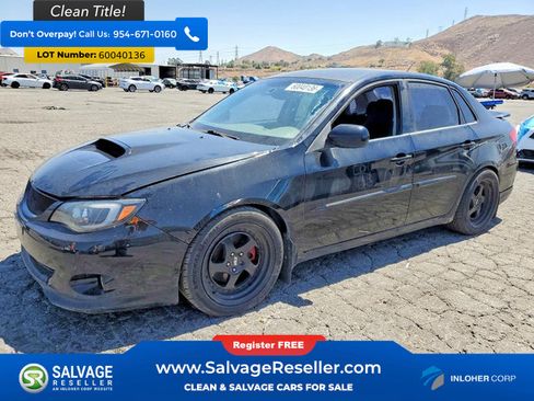 Used 2008 Subaru Impreza WRX Sedan w/ Sport Trim 2A AWD/4WD image 1