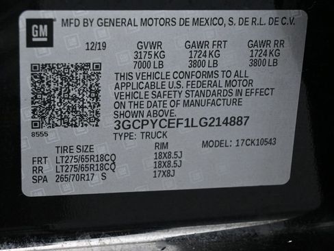 Used 2020 Chevrolet Silverado 1500 Custom Trail Boss w/ Custom Convenience Package image 18