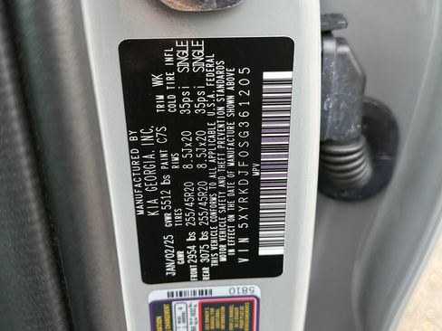 Certified 2025 Kia Sorento SX Prestige w/ Sage Leather Package image 32