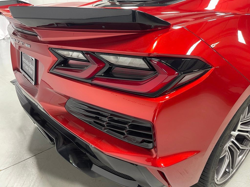 Used 2023 Chevrolet Corvette Z06 w/ Chrome Exterior Badge Package RWD image 13