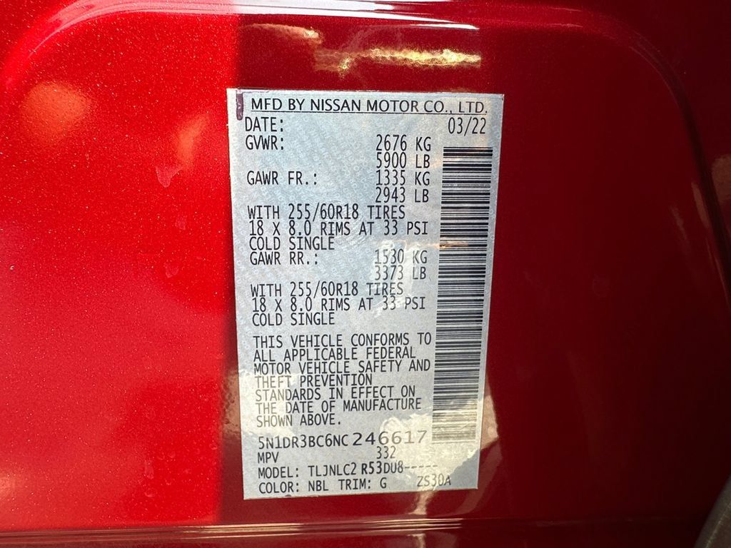 Used 2022 Nissan Pathfinder SV AWD/4WD image 16