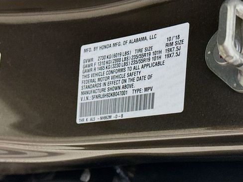 Used 2019 Honda Odyssey Elite image 35