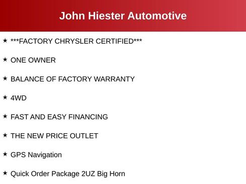 Used 2026 RAM 2500 Big Horn AWD/4WD image 3