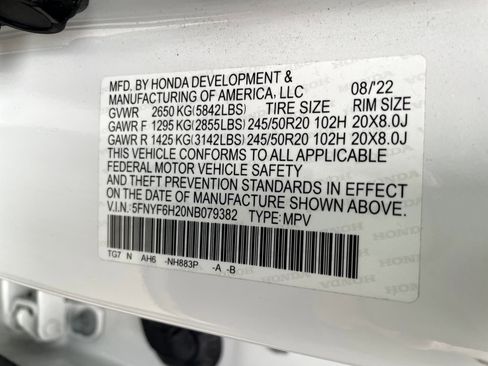 Certified 2022 Honda Pilot Special Edition image 24