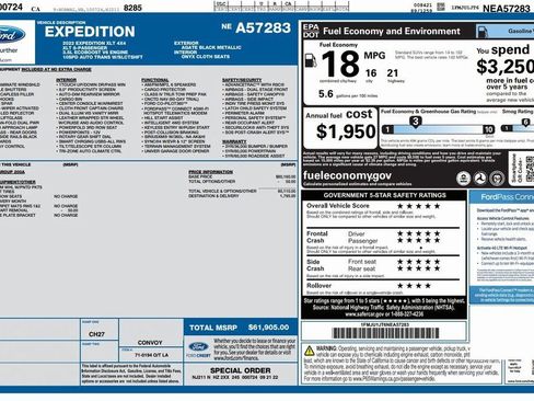 Used 2022 Ford Expedition XLT AWD/4WD image 2