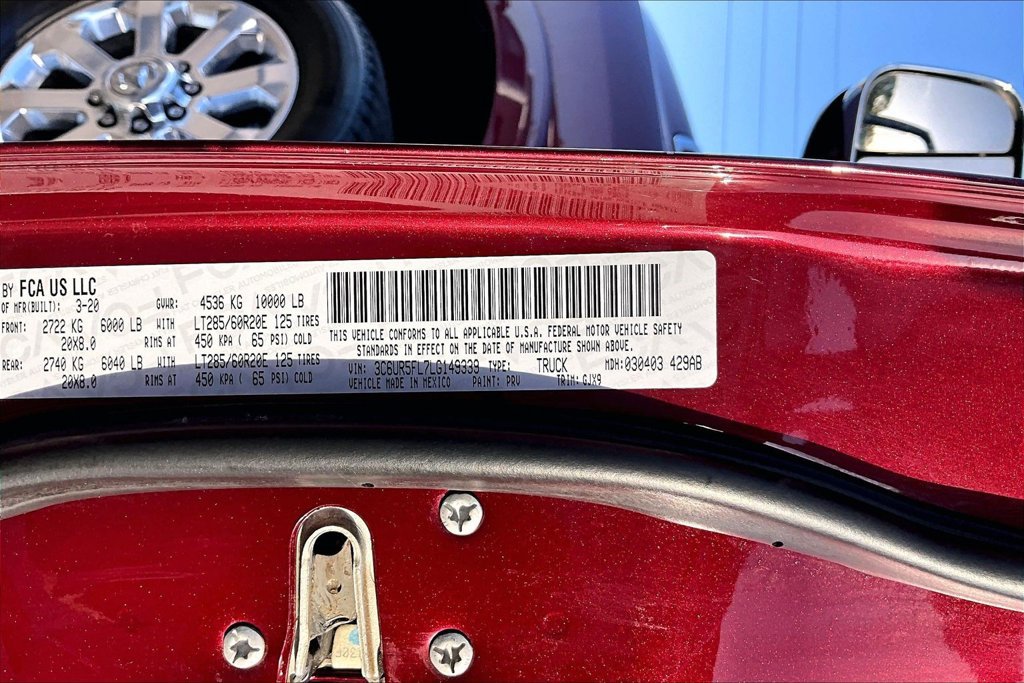 Used 2020 RAM 2500 Laramie AWD/4WD image 18