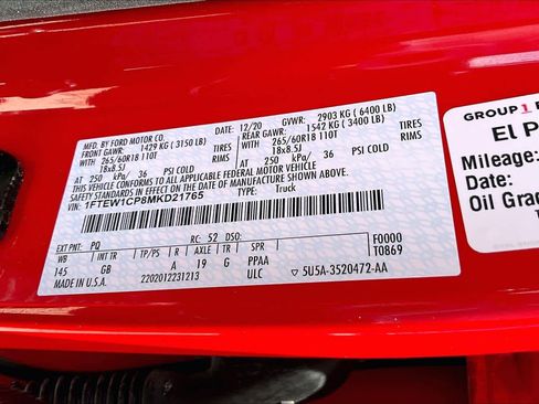 Used 2021 Ford F150 XL w/ STX Appearance Package RWD image 34