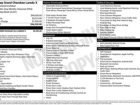 New 2026 Jeep Grand Cherokee Laredo X AWD/4WD image 3