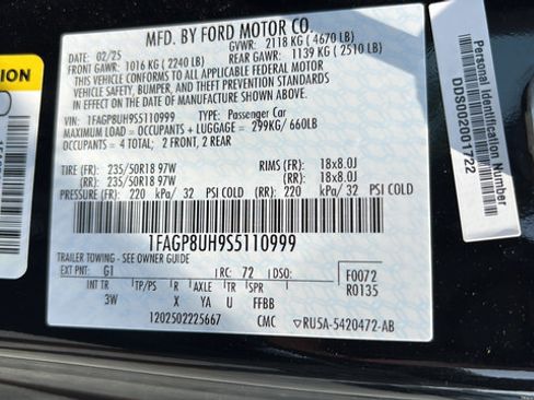 Used 2025 Ford Mustang Premium RWD image 15