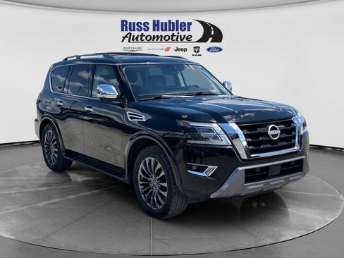 Used 2023 Nissan Armada Platinum w/ Captain's Chairs Package AWD/4WD image 9