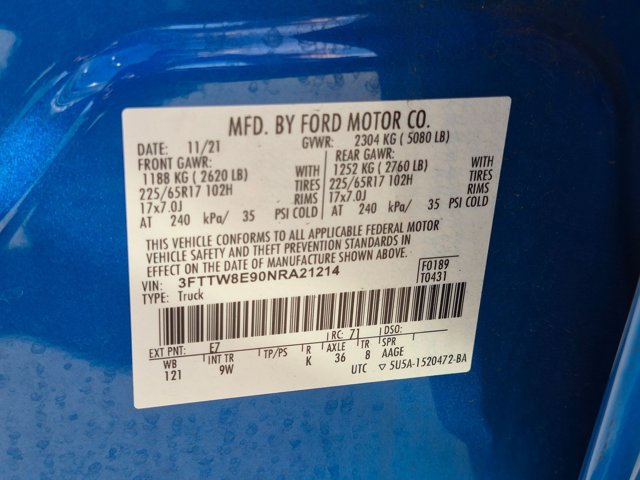 Used 2022 Ford Maverick XL FWD image 16