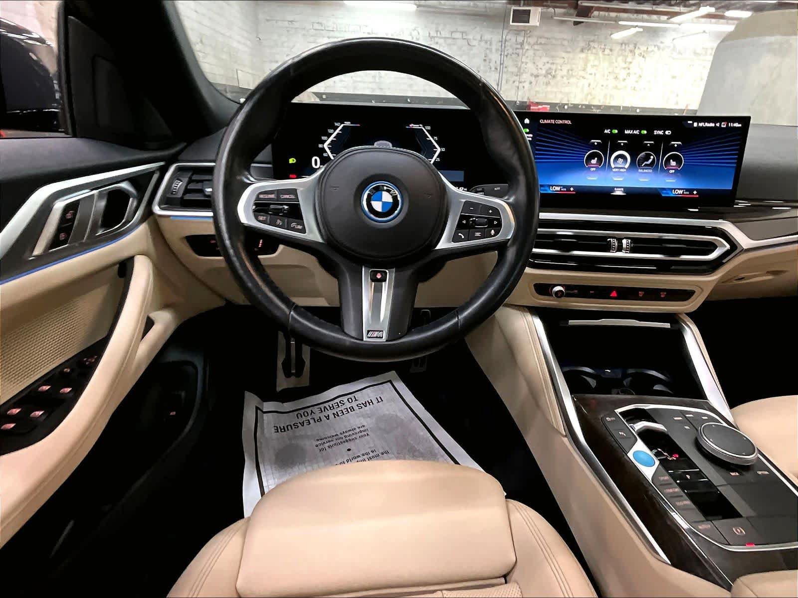 Used 2023 BMW i4 eDrive40 w/ M Sport Package RWD image 8