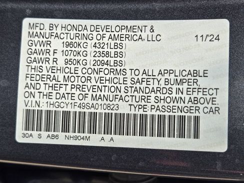 Certified 2025 Honda Accord SE image 31